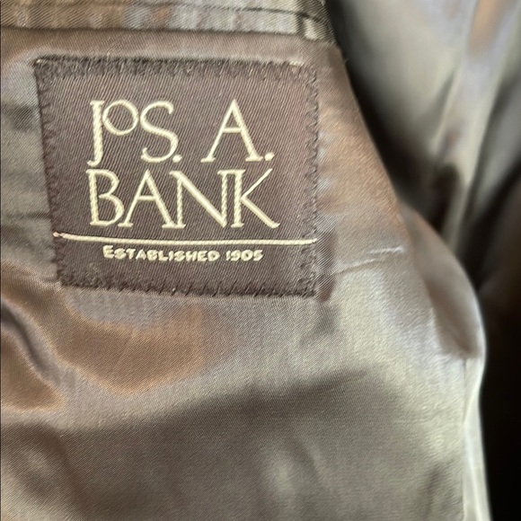 Jos. A. Bank Black Blazer Single-Breasted Notched Lapel - Picture 4 of 10